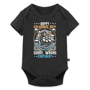 Columbus Day America 1492 Usa Discovery - Baby Premium short-sleeve bodysuit - black - Front