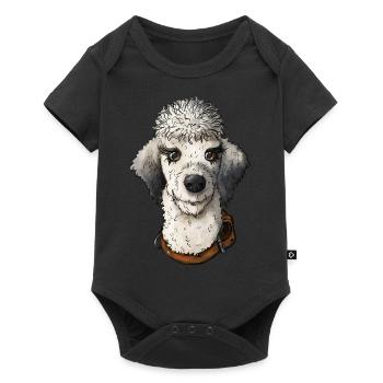 Ida - Baby Premium short-sleeve bodysuit - black - Front