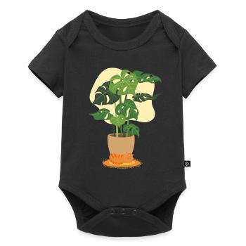 Comfort - Baby Premium short-sleeve bodysuit - black - Front