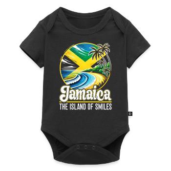 Nationalité du pays battant pavillon de la Jamaïque, I - Body à manches courtes Premium Bébé - noir - Devant