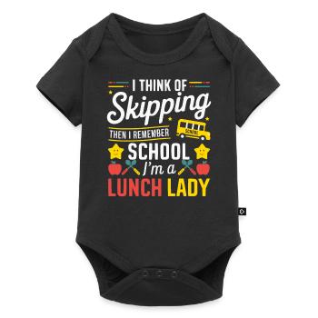 Lunch Lady, School Canteen Worker, Dinner Lady - Baby Premium short-sleeve bodysuit - black - Front