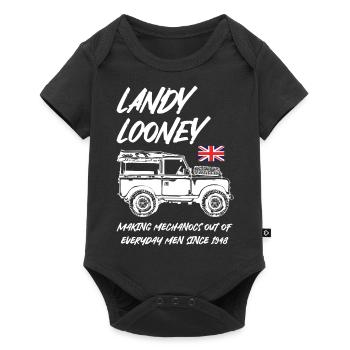 Landy Looney Mechanics - Baby Premium short-sleeve bodysuit - black - Front