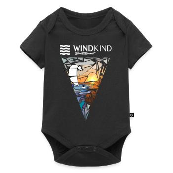 Kitesurfers - Baby Premium short-sleeve bodysuit - black - Front