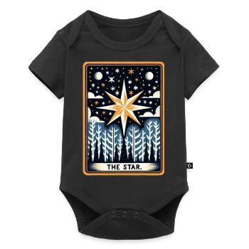Der Stern - Baby Premium Kurzarmbody - Schwarz - Vorne