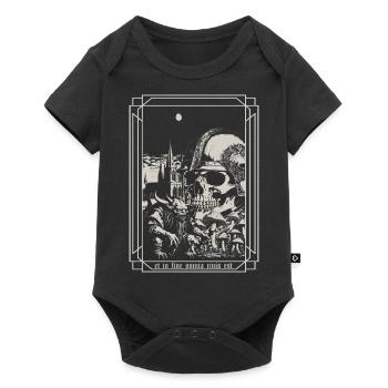 Et à la fin - Body à manches courtes Premium Bébé - noir - Devant