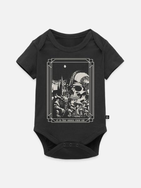 Und am Ende - Baby Premium Kurzarmbody - Schwarz