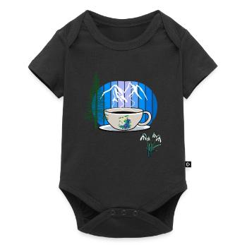 Pause-café Mountain Mountaineer Mountain Caffeine - Body à manches courtes Premium Bébé - noir - Devant