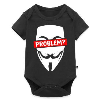 Problem Anonymous - Baby Premium short-sleeve bodysuit - black - Front