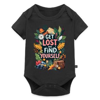 Get Lost - Baby Premium short-sleeve bodysuit - black - Front
