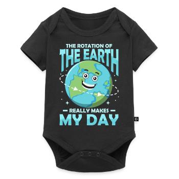 The Rotation Of The Earth Planet Earth Day - Baby Premium short-sleeve bodysuit - black - Front