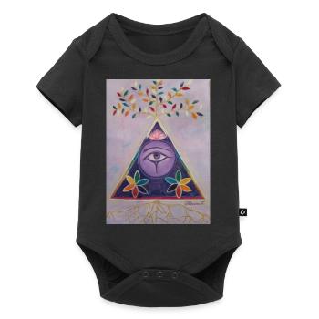 L'Essence du Monde : Collection Origen - Baby Premium short-sleeve bodysuit - black - Front