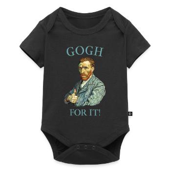 Gogh pour ça ! Blague drôle de Van Gogh - Body à manches courtes Premium Bébé - noir - Devant