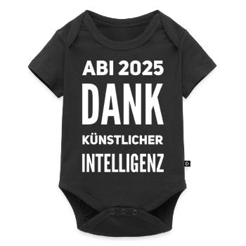 ABI 2025 - Baby Premium Kurzarmbody - Schwarz - Vorne