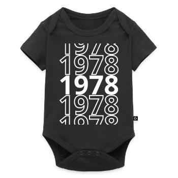 1978 1978 1978 - Body à manches courtes Premium Bébé - noir - Devant
