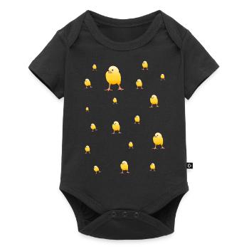 Chick Alarm - Baby Premium short-sleeve bodysuit - black - Front