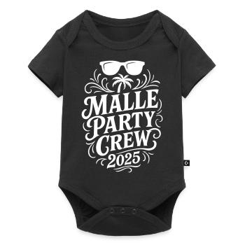 Malle Party Crew 2025 - Baby Premium short-sleeve bodysuit - black - Front