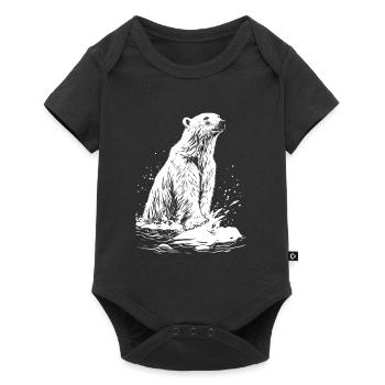 Polar bear - Baby Premium short-sleeve bodysuit - black - Front