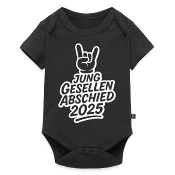 Junggesellenabschied 2025 Jga - Baby Premium Kurzarmbody - Schwarz - Vorne