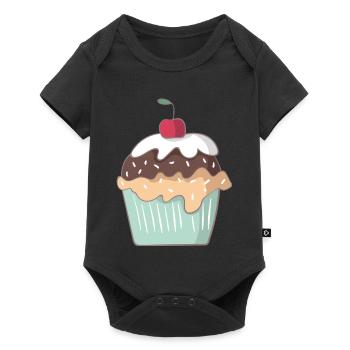 Cupcake - Body à manches courtes Premium Bébé - noir - Devant