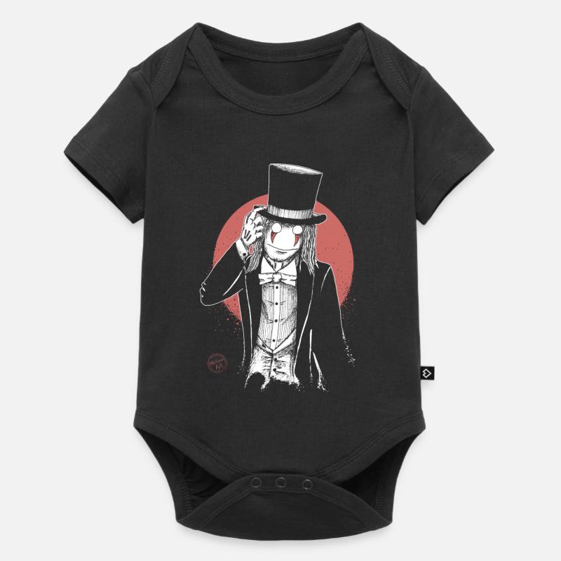 Spooky guy - Body à manches courtes Premium Bébé - noir
