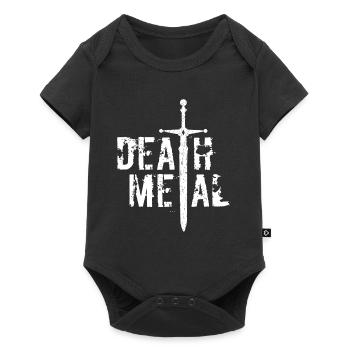 Death Metal - Baby Premium Kurzarmbody - Schwarz - Vorne