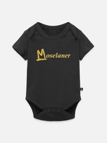 Moselaner - Baby Premium Kurzarmbody - Schwarz