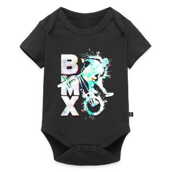 BMX Bike | BMX cycling | Bmx gift idea - Baby Premium short-sleeve bodysuit - black - Front