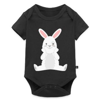Rabbit Rabbit - Baby Premium short-sleeve bodysuit - black - Front