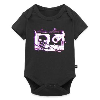 Techno Old School - Body à manches courtes Premium Bébé - noir - Devant