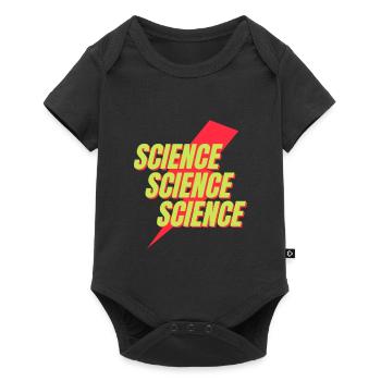 Neon Science Bolt Design - Baby Premium short-sleeve bodysuit - black - Front