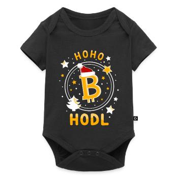 Bitcoin pour Noël Hoho Hodl BTC - Body à manches courtes Premium Bébé - noir - Devant