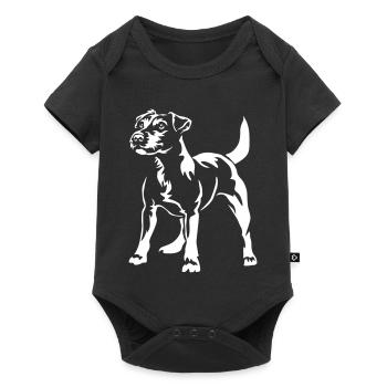 Parson Russell Terrier "Black Edition" - Baby Premium short-sleeve bodysuit - black - Front