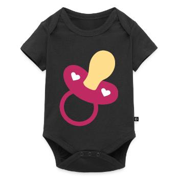Idée cadeau naissance bébé 2025 - Body à manches courtes Premium Bébé - noir - Devant