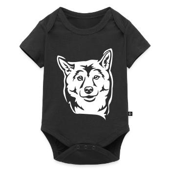 Shiba Head « Black Edition » - Body à manches courtes Premium Bébé - noir - Devant