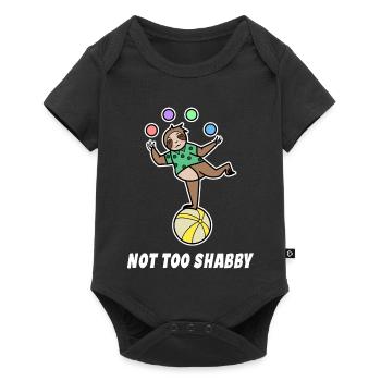 Sloth Jungle Animal Statement Zoo Mammal - Baby Premium short-sleeve bodysuit - black - Front