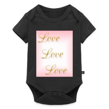 Love - self-love - true love - Baby Premium short-sleeve bodysuit - black - Front