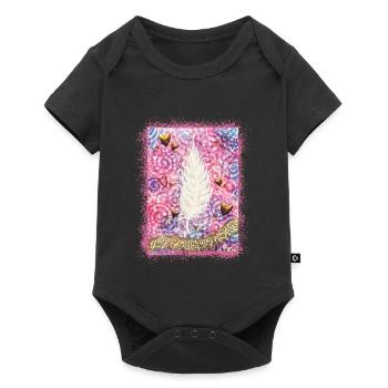Love Angel Feather Security - Sonja Ariel - Body à manches courtes Premium Bébé - noir - Devant