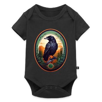 Black Raven - Baby Premium short-sleeve bodysuit - black - Front