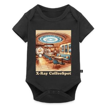 Cafe Radiology Medical Art Barista Manip Radio - Baby Premium short-sleeve bodysuit - black - Front