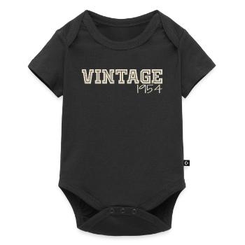 Vintage 1954 Original 1954 Rétro 1954 Cadeau 1954 - Body à manches courtes Premium Bébé - noir - Devant