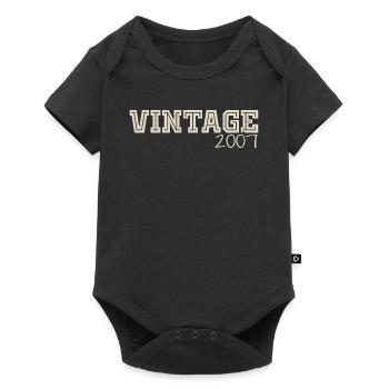Vintage 2007 Original 2007 Retro 2007 Gift 2007 - Baby Premium short-sleeve bodysuit - black - Front