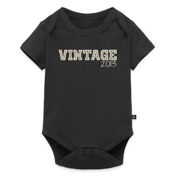 Vintage 2013 Original 2013 Retro 2013 Gift 2013 - Baby Premium short-sleeve bodysuit - black - Front