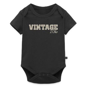 Vintage 2016 Original 2016 Retro 2016 Gift 2016 - Baby Premium short-sleeve bodysuit - black - Front