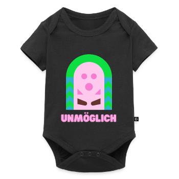 Unmöglich - Baby Premium Kurzarmbody - Schwarz - Vorne