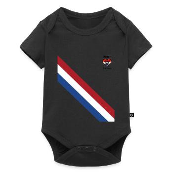 Grande victoire néerlandaise - Body à manches courtes Premium Bébé - noir - Devant