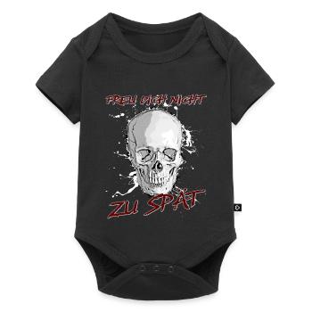 Ne vous réjouissez pas trop tard - Body à manches courtes Premium Bébé - noir - Devant