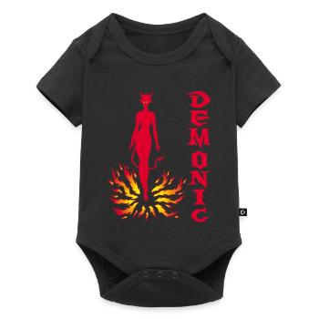 Demon Woman Manga - Baby Premium short-sleeve bodysuit - black - Front