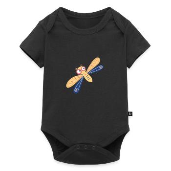 Demoiselle délicate - Body à manches courtes Premium Bébé - noir - Devant