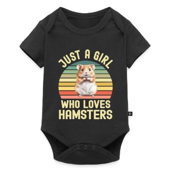 Hamster - Body à manches courtes Premium Bébé - noir - Devant