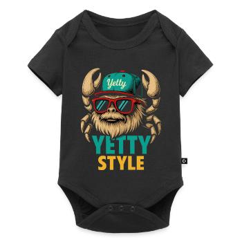 Graphisme Yeti Style Yetty - Body à manches courtes Premium Bébé - noir - Devant